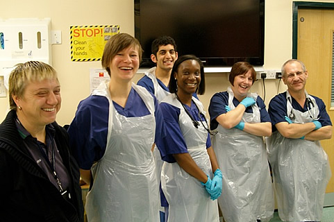 Group of nurses in a ward Atrainabiliy Human Factors Training for Medical and Aviation environments